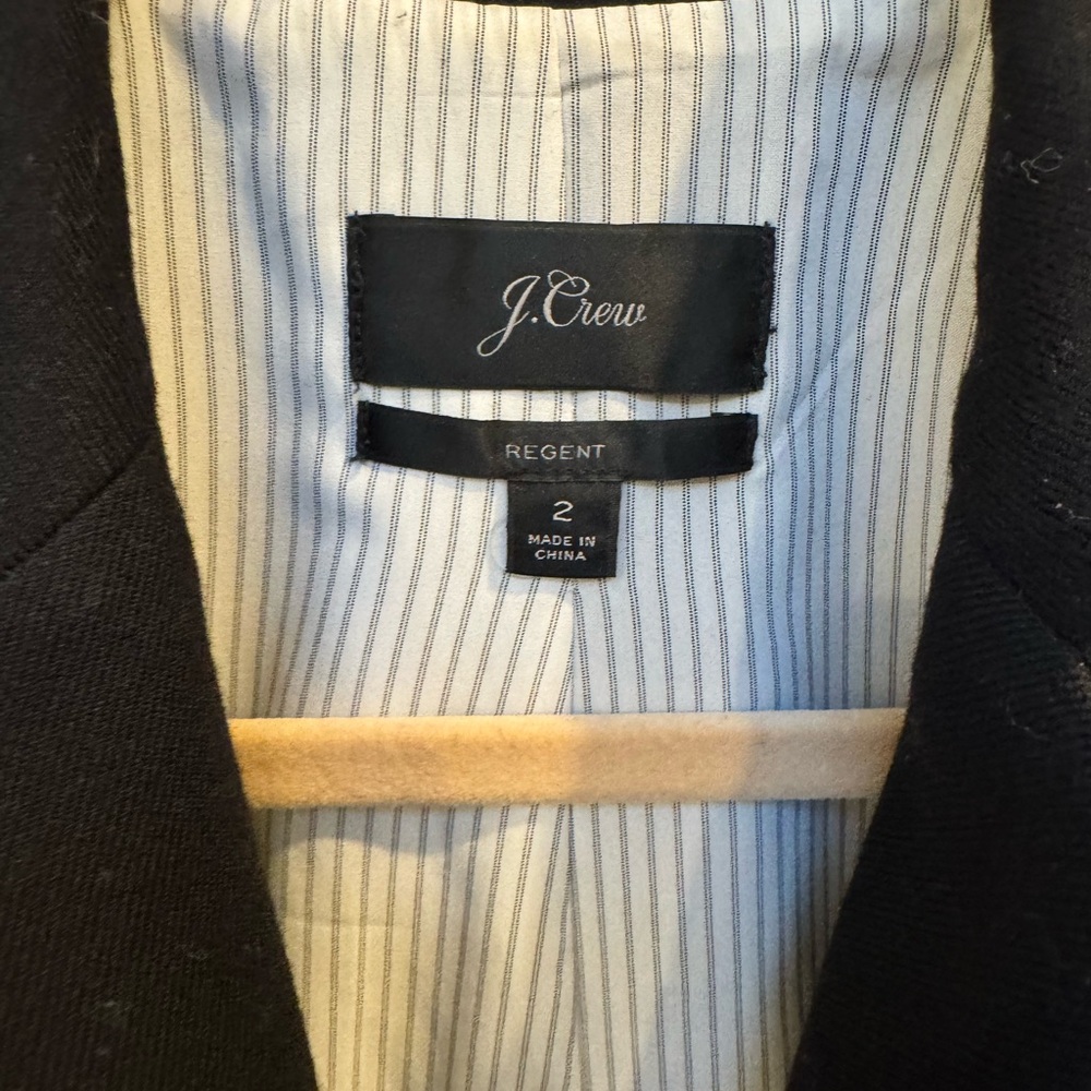 J. Crew Classic Black Women's Blazer Regent - Picture 6 of 6
